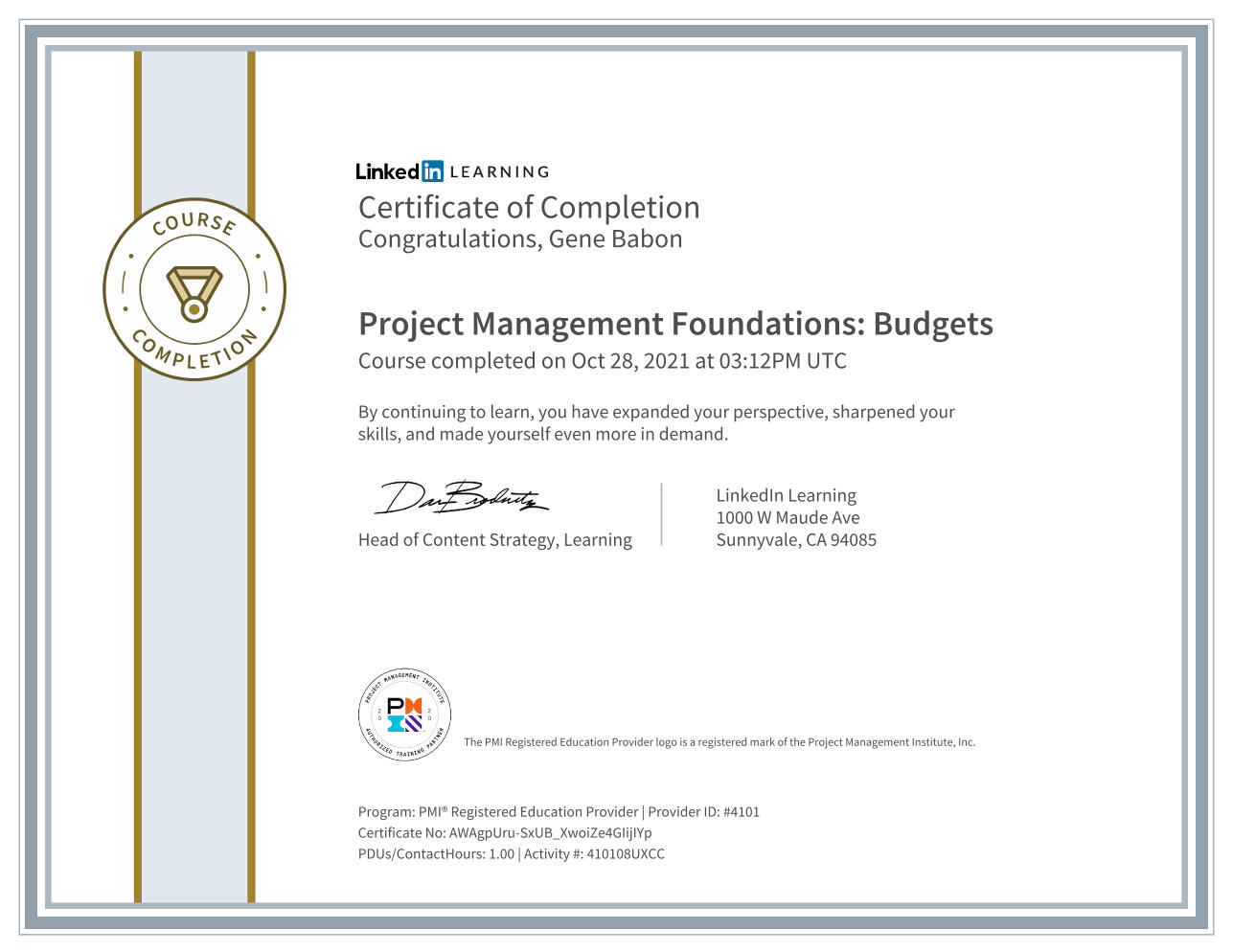 Project Management Foundations: Budgets