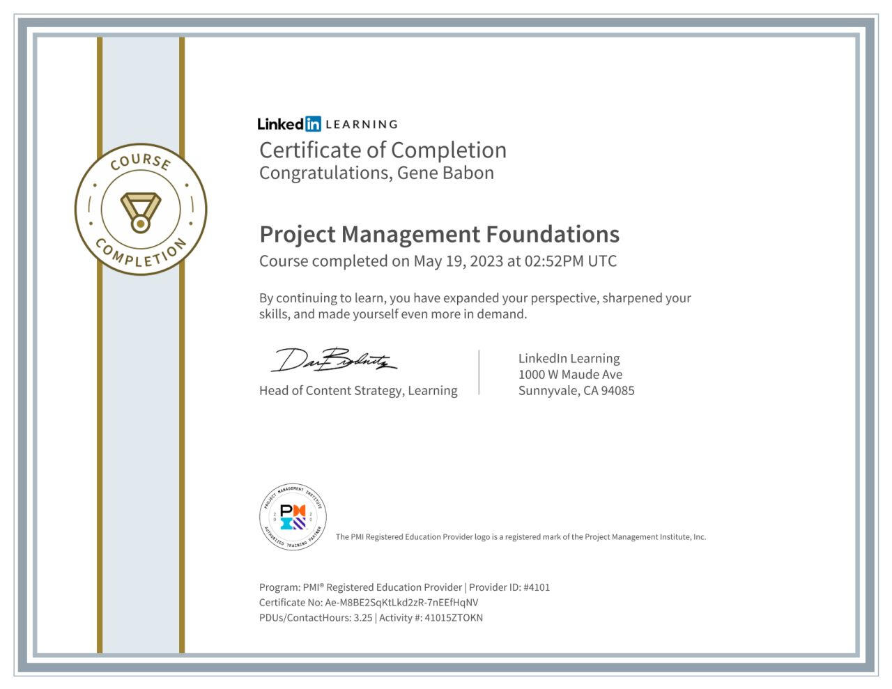 Project Management Foundations