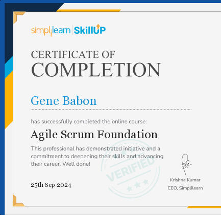 Agile Scrum Foundation