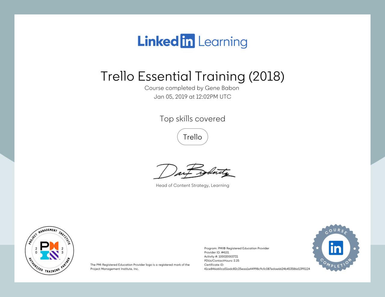 Trello Essential Training (2018)