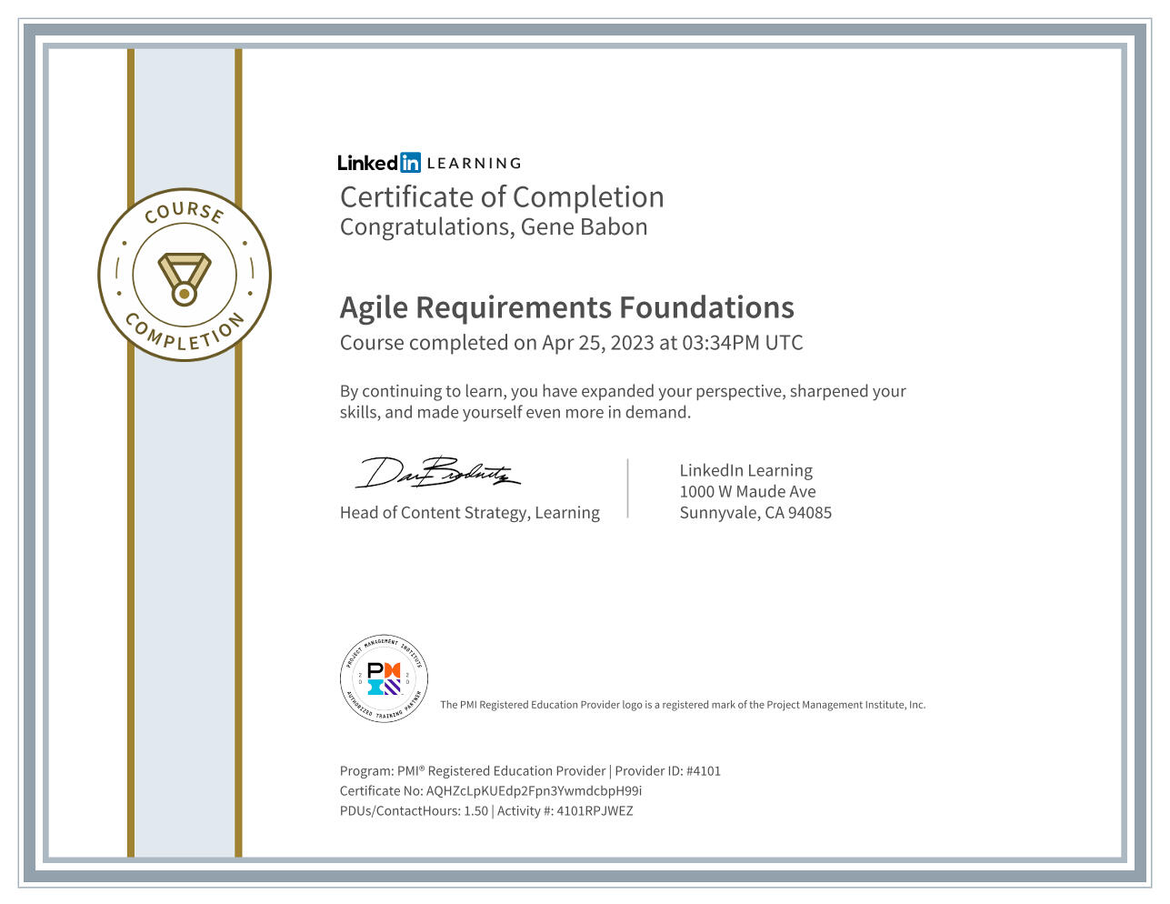 Agile Requirements Foundations