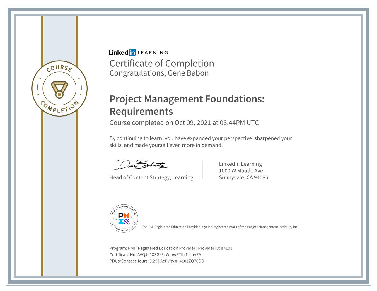 Project Management Foundations: Requirements