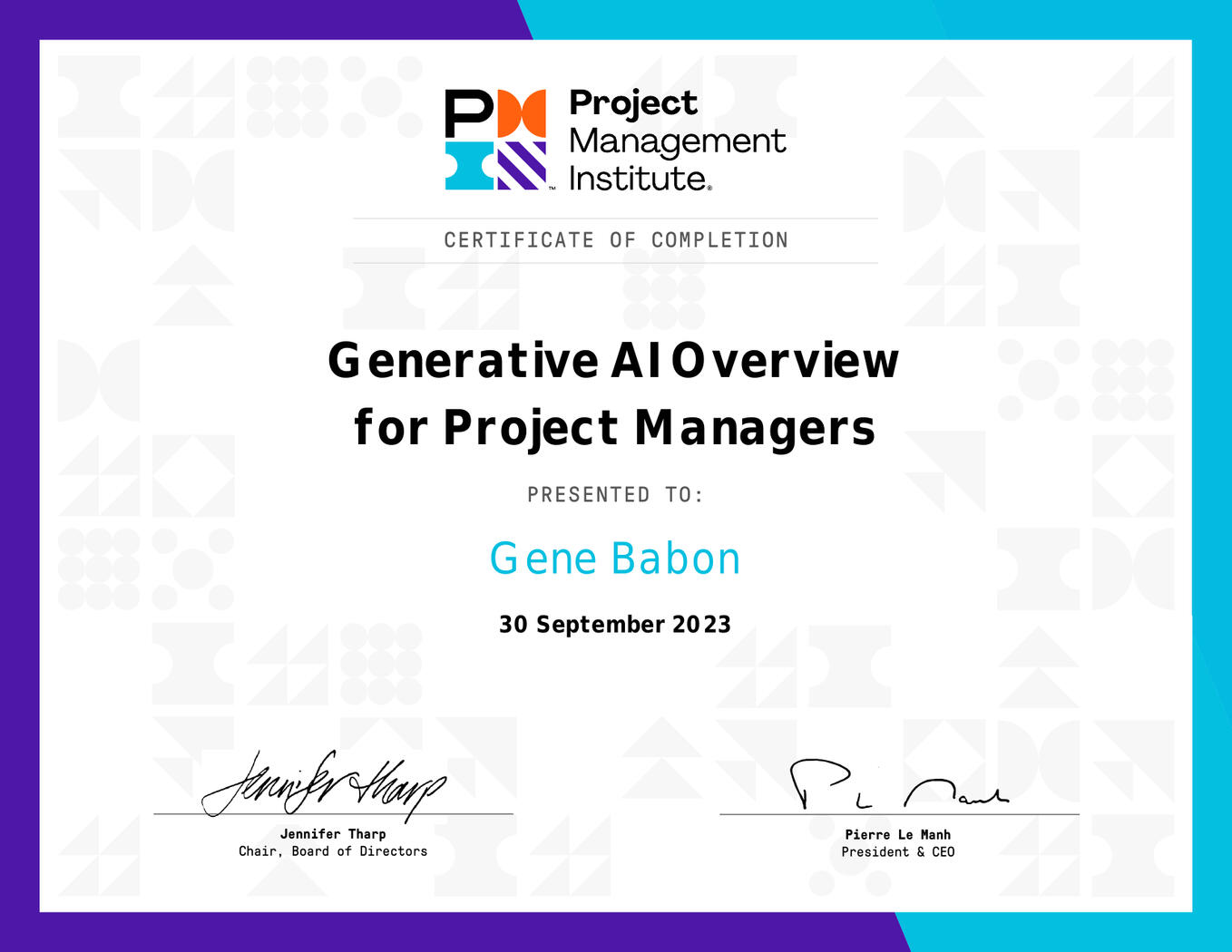 Generative AI for Project Managers