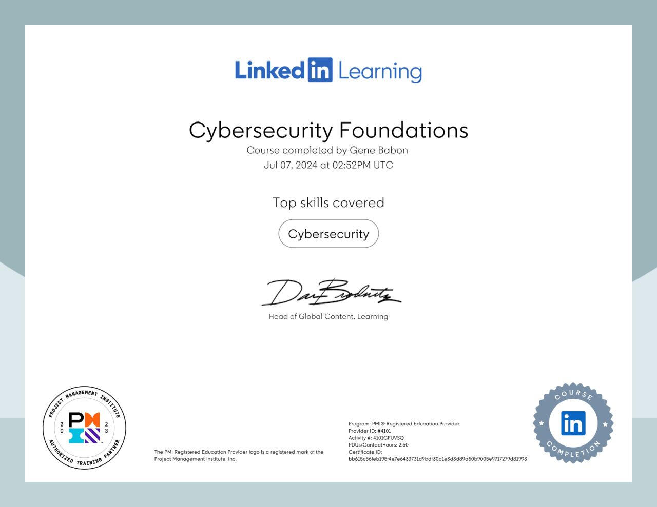 Cybersecurity Foundations