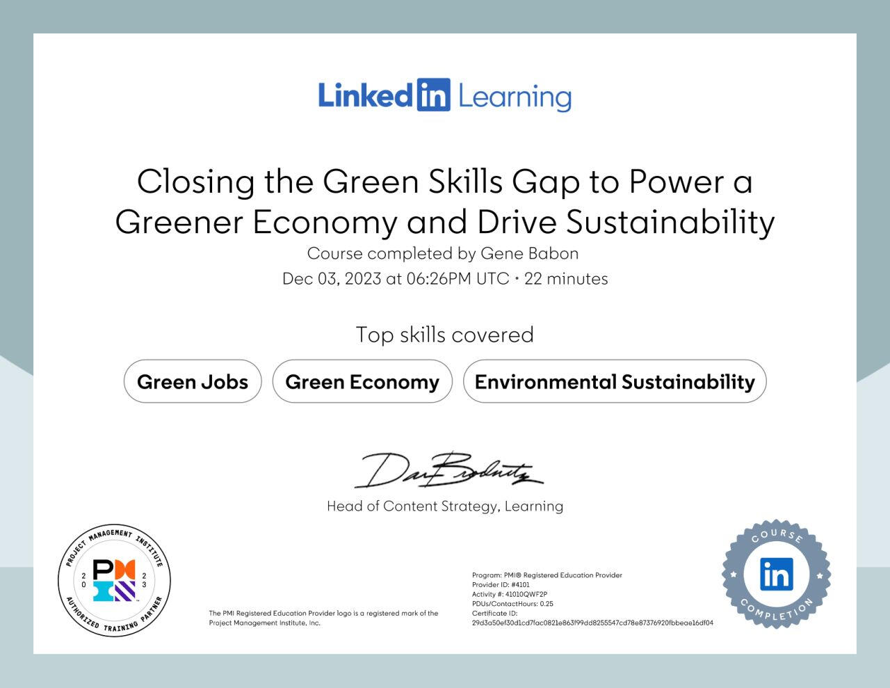 Closing the Green Skills Gap to Power a Greener Economy and Drive Sustainability